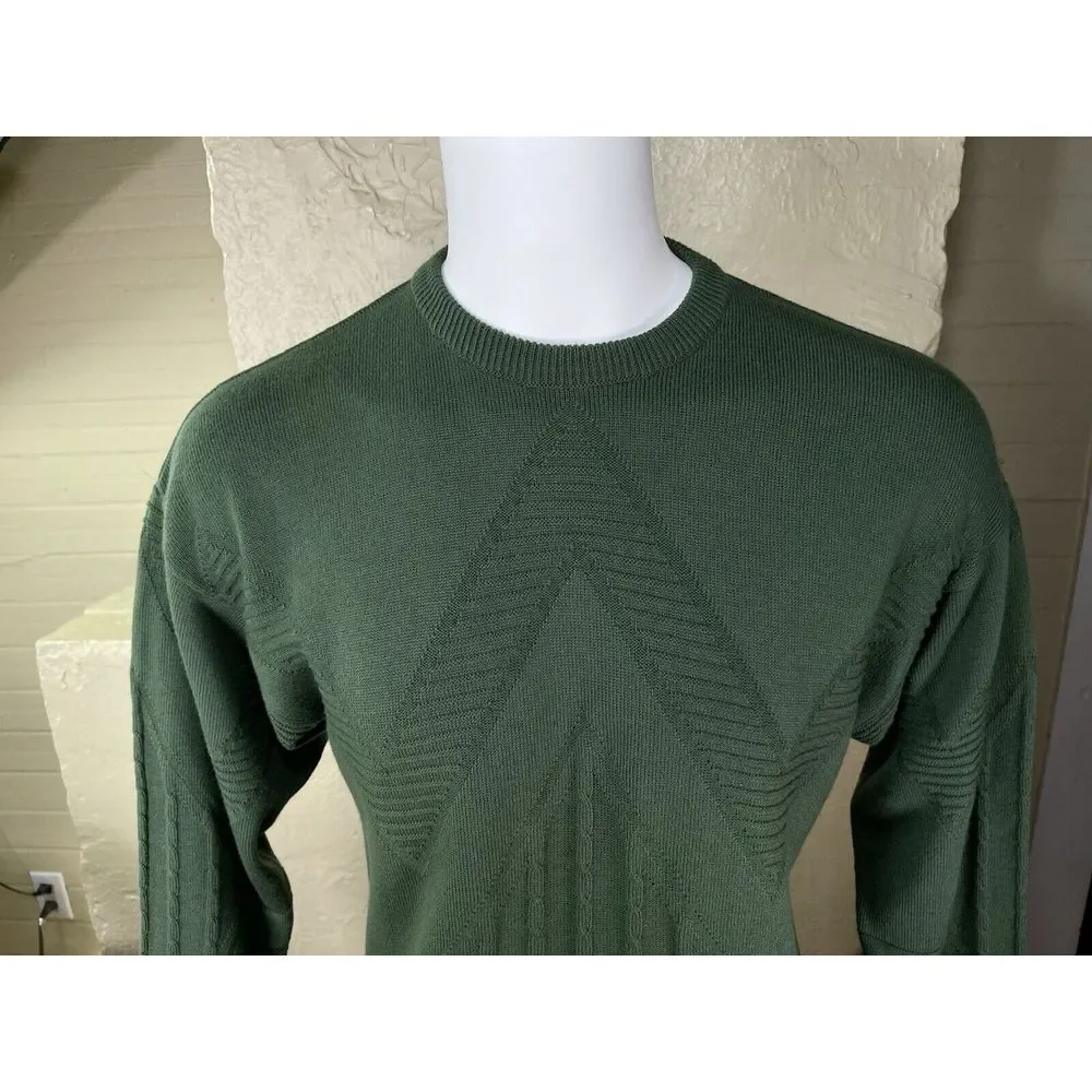 BLAINROE of IRELAND Mens Sweater Sz 40‎ Medium Crewneck Wool & Cotton - Picture 2 of 8